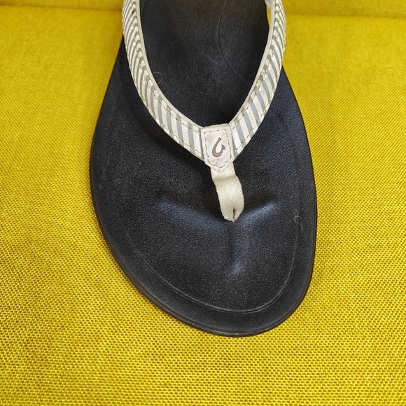OluKai Ho'opio Leather Sandals Thong Sandal Women's Size 8 - Picture 3 of 7